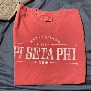 Pi Beta Phi Comfort Colors Long Sleeve
